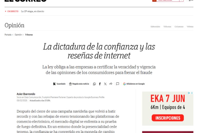 Asier Ibarrondo en El Correo