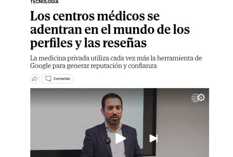 El Mundo recoge la ponencia de Asier Ibarrondo en la sede de Unidad Editorial, sobre reseñas de Internet en Hospitales y Clínicas